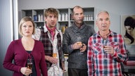 Tanja, Lotti, Carsten und Käthe sind geschockt