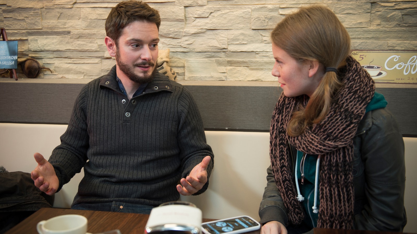Timo redet mit Sabine