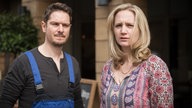 Timo und Lisa gucken sauer