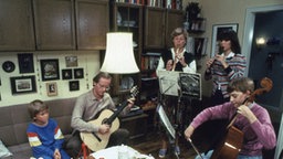 Vorweihnachtliche Hausmusik bei Familie Beimer