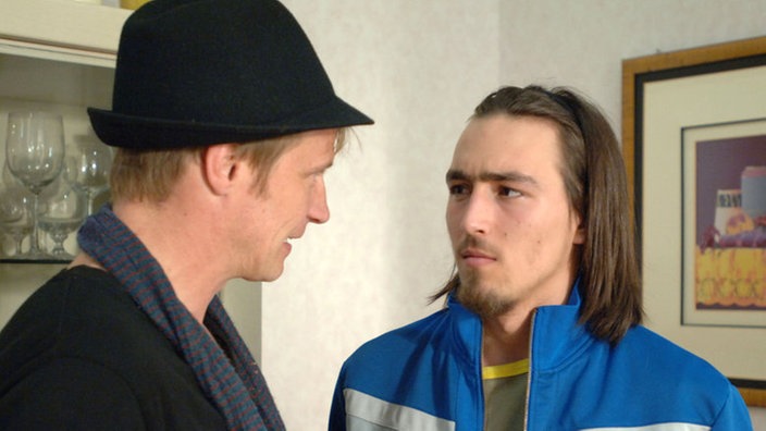 Zorro und Tom am Set