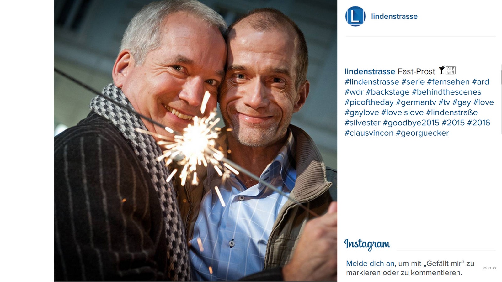 Lindenstraße bei Instagram