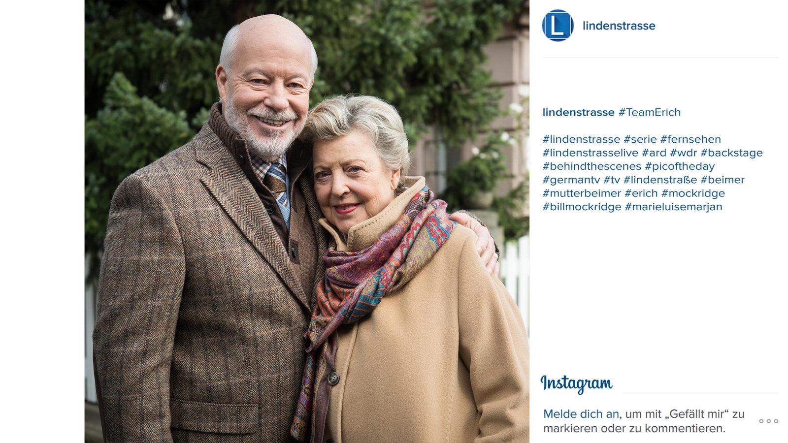 Lindenstraße bei Instagram