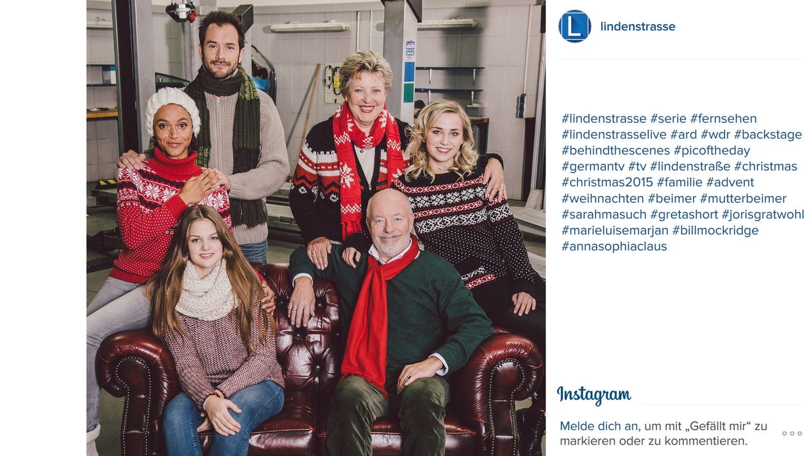 Lindenstraße bei Instagram