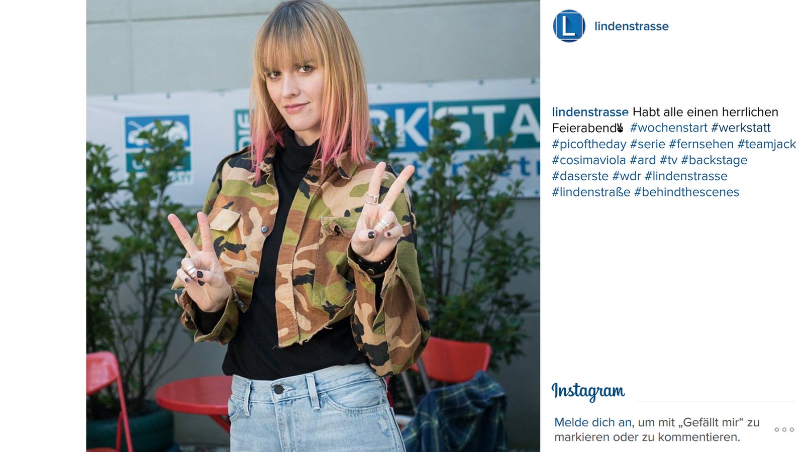 Lindenstraße bei Instagram