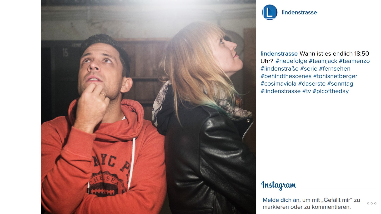 Lindenstraße bei Instagram