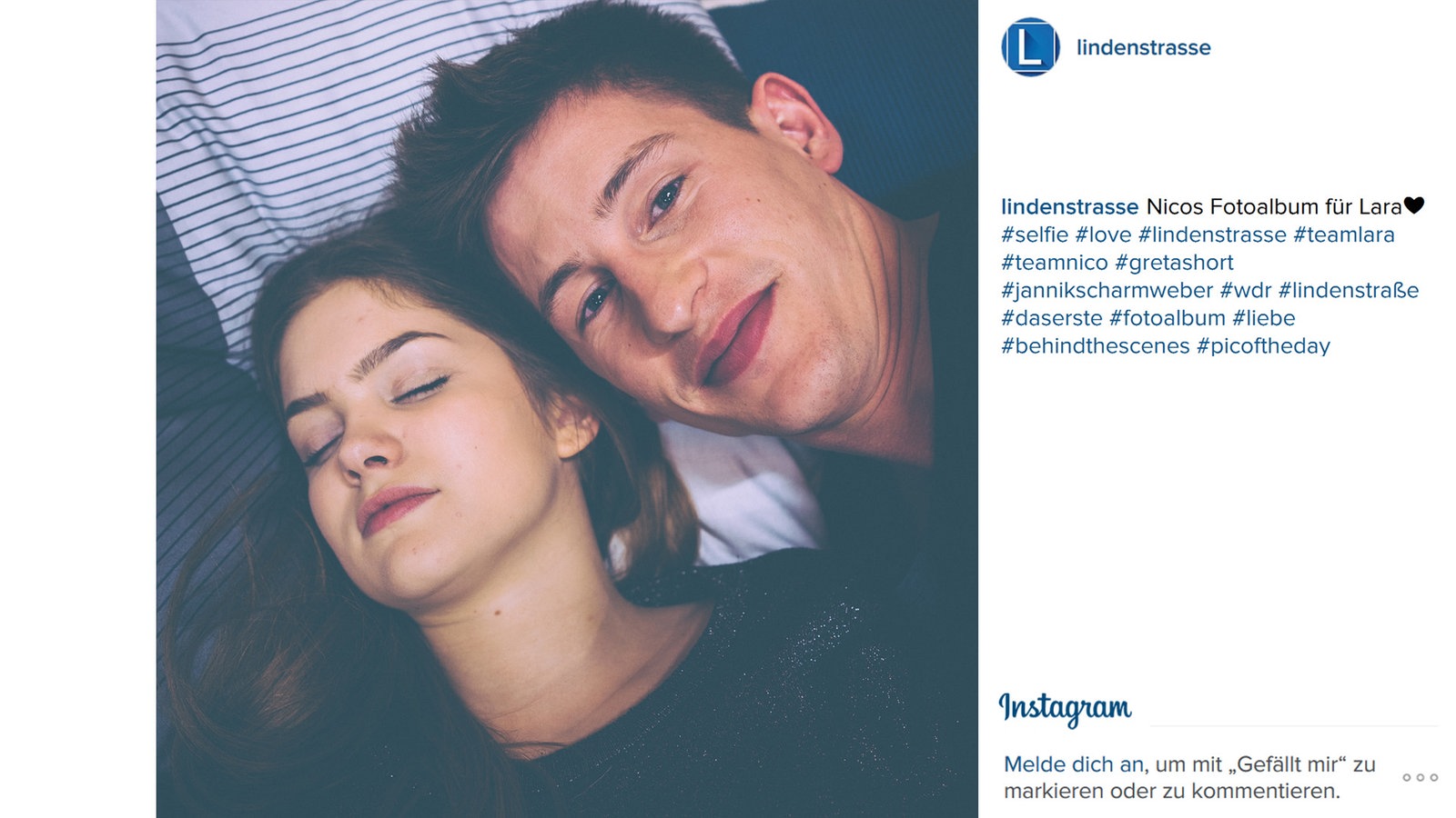 Lindenstraße bei Instagram