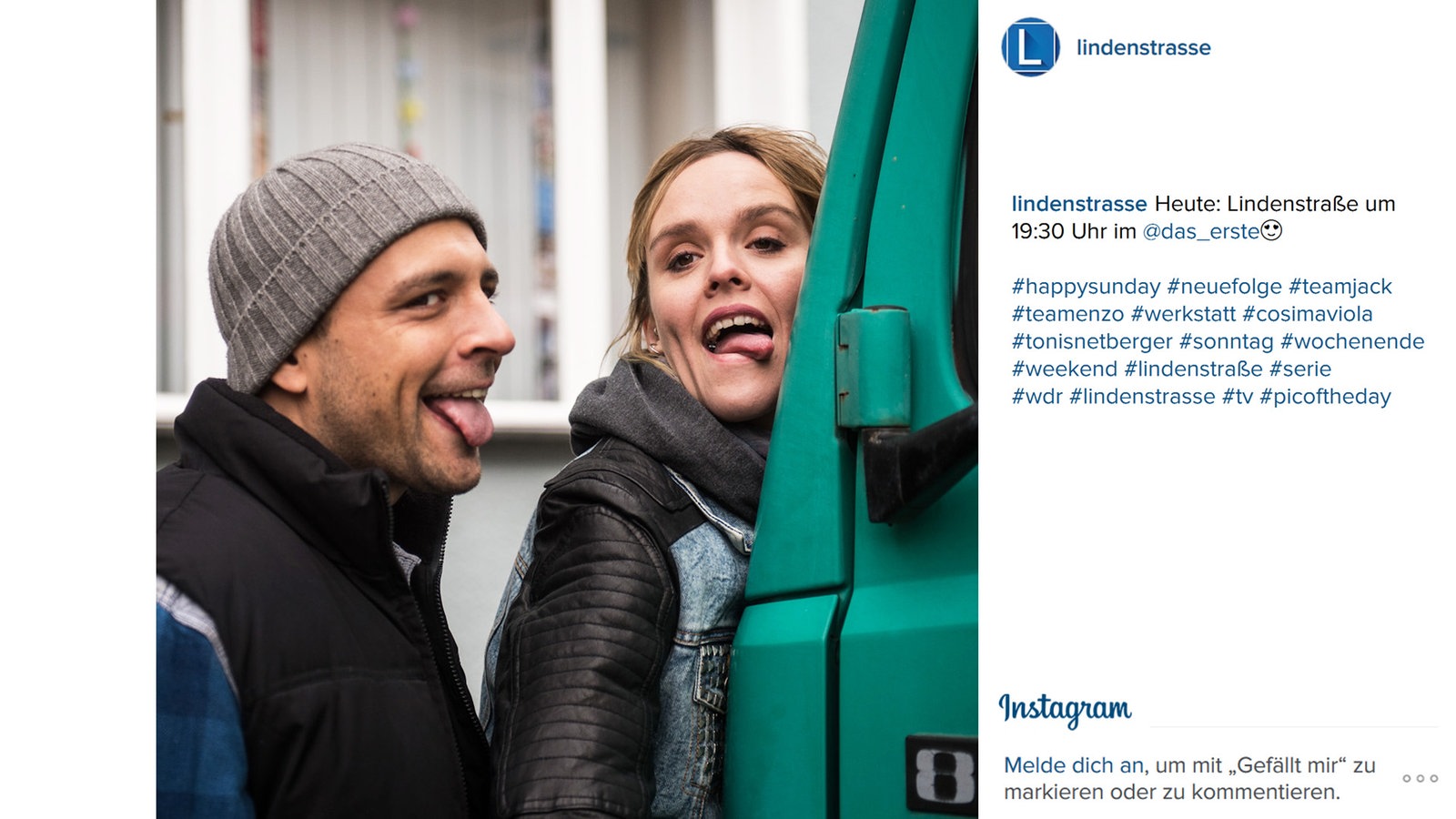 Lindenstraße bei Instagram