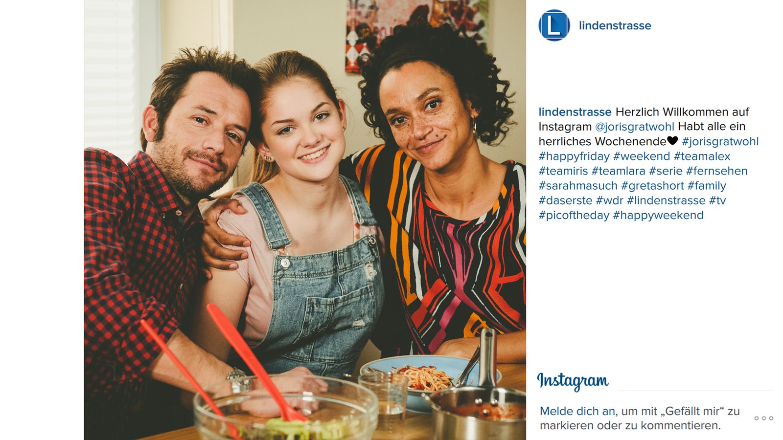 Lindenstraße bei Instagram