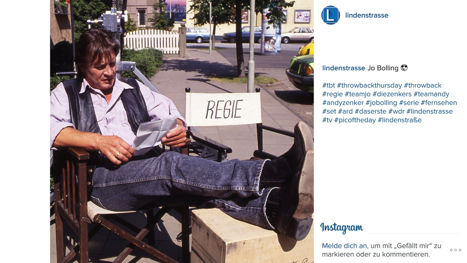 Lindenstraße bei Instagram