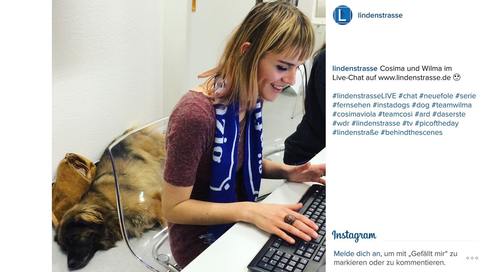 Lindenstraße bei Instagram