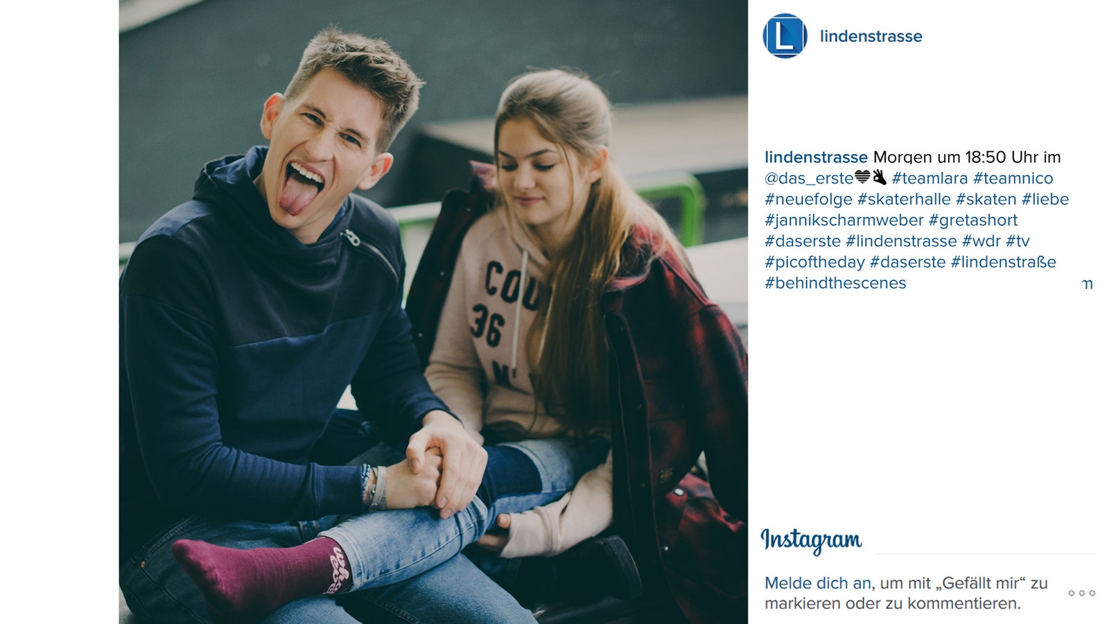Lindenstraße bei Instagram