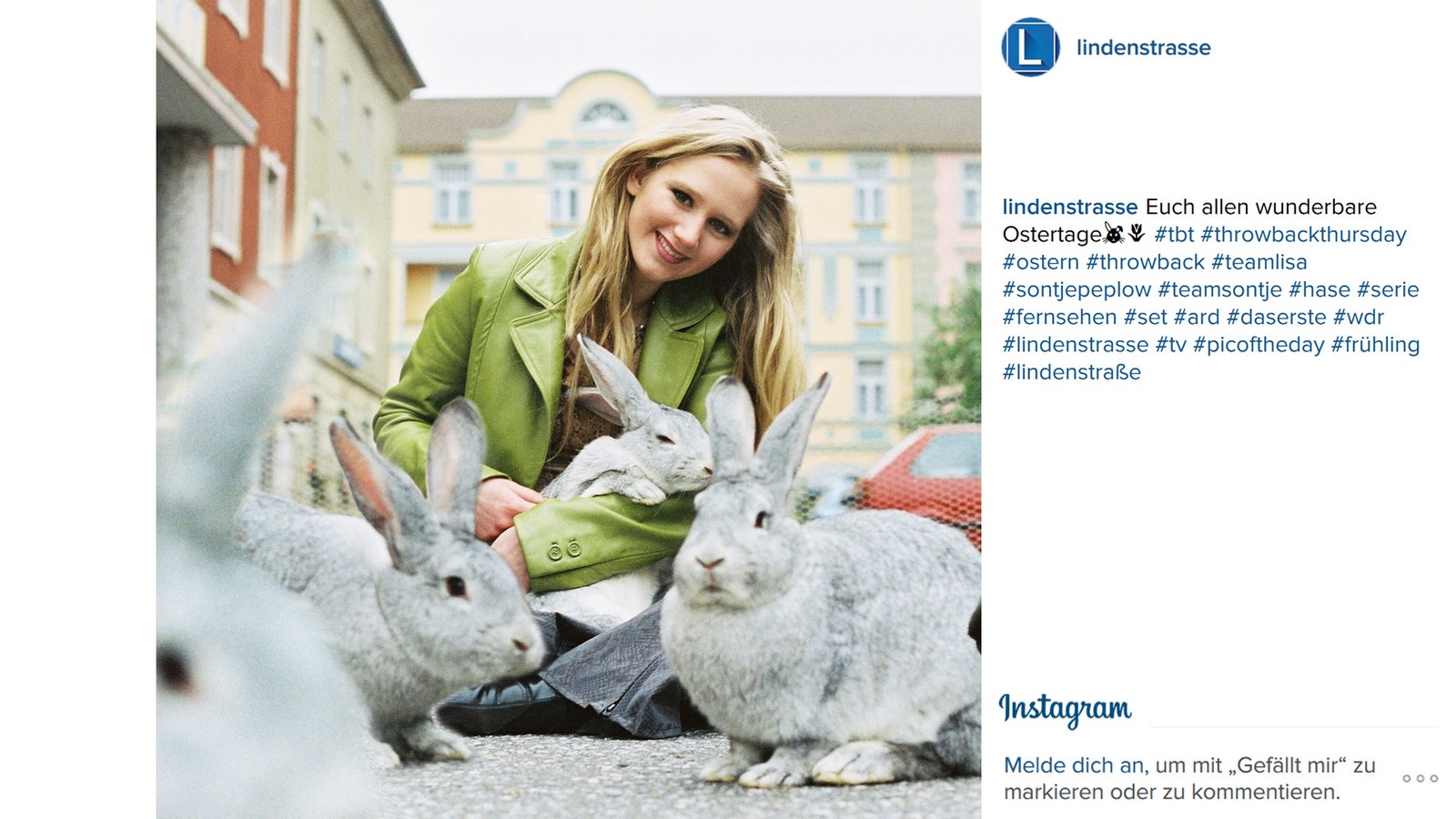 Lindenstraße bei Instagram
