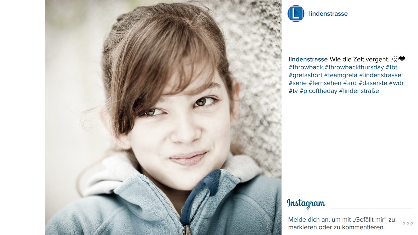 Lindenstraße bei Instagram