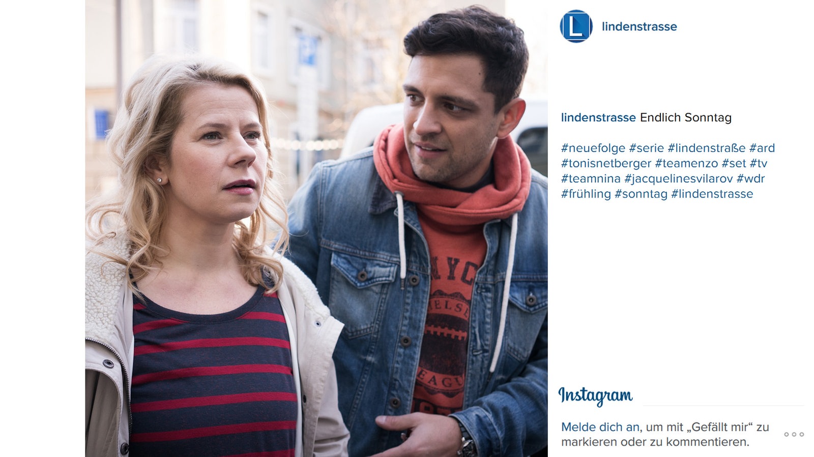 Lindenstraße bei Instagram