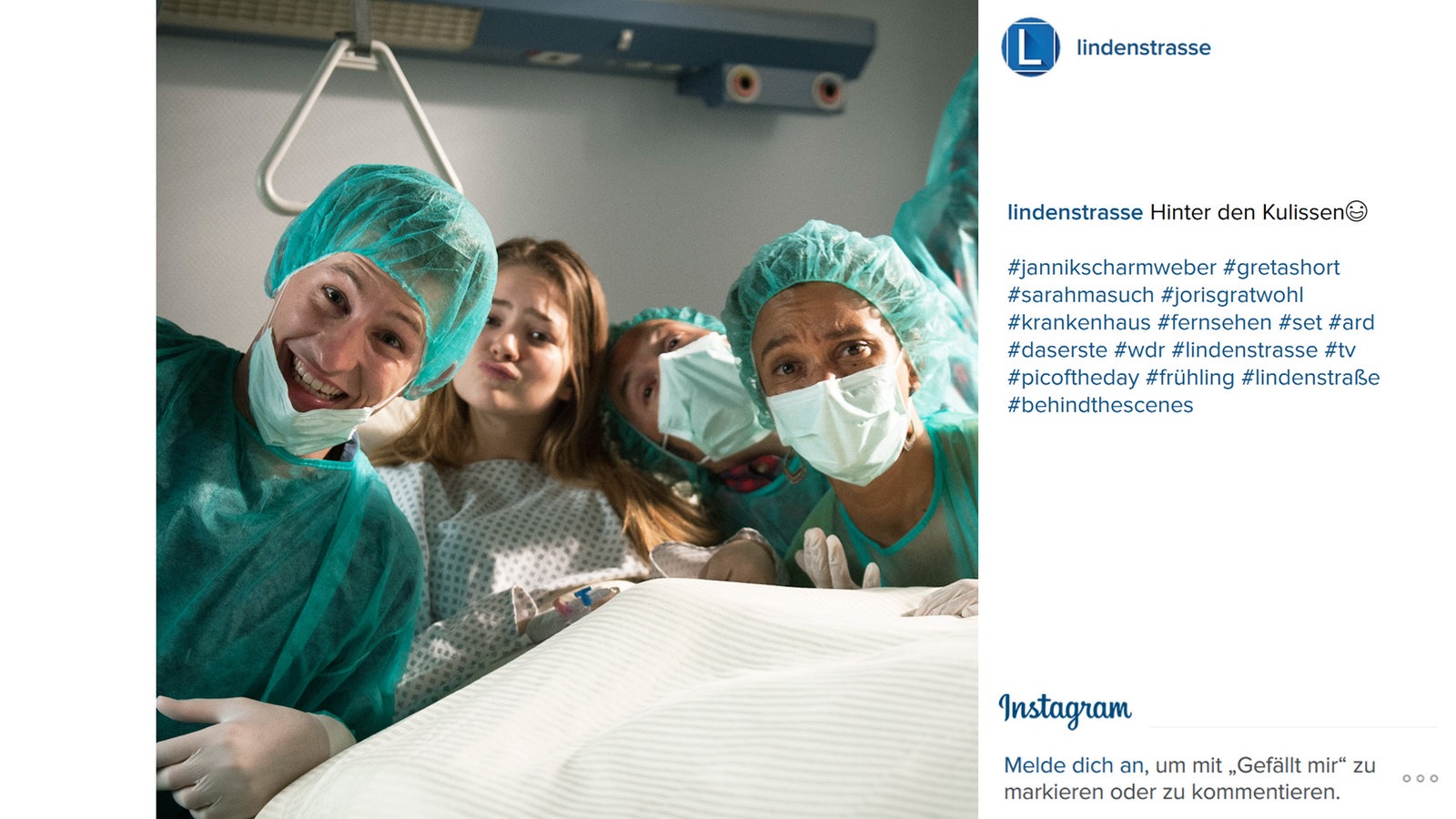 Lindenstraße bei Instagram