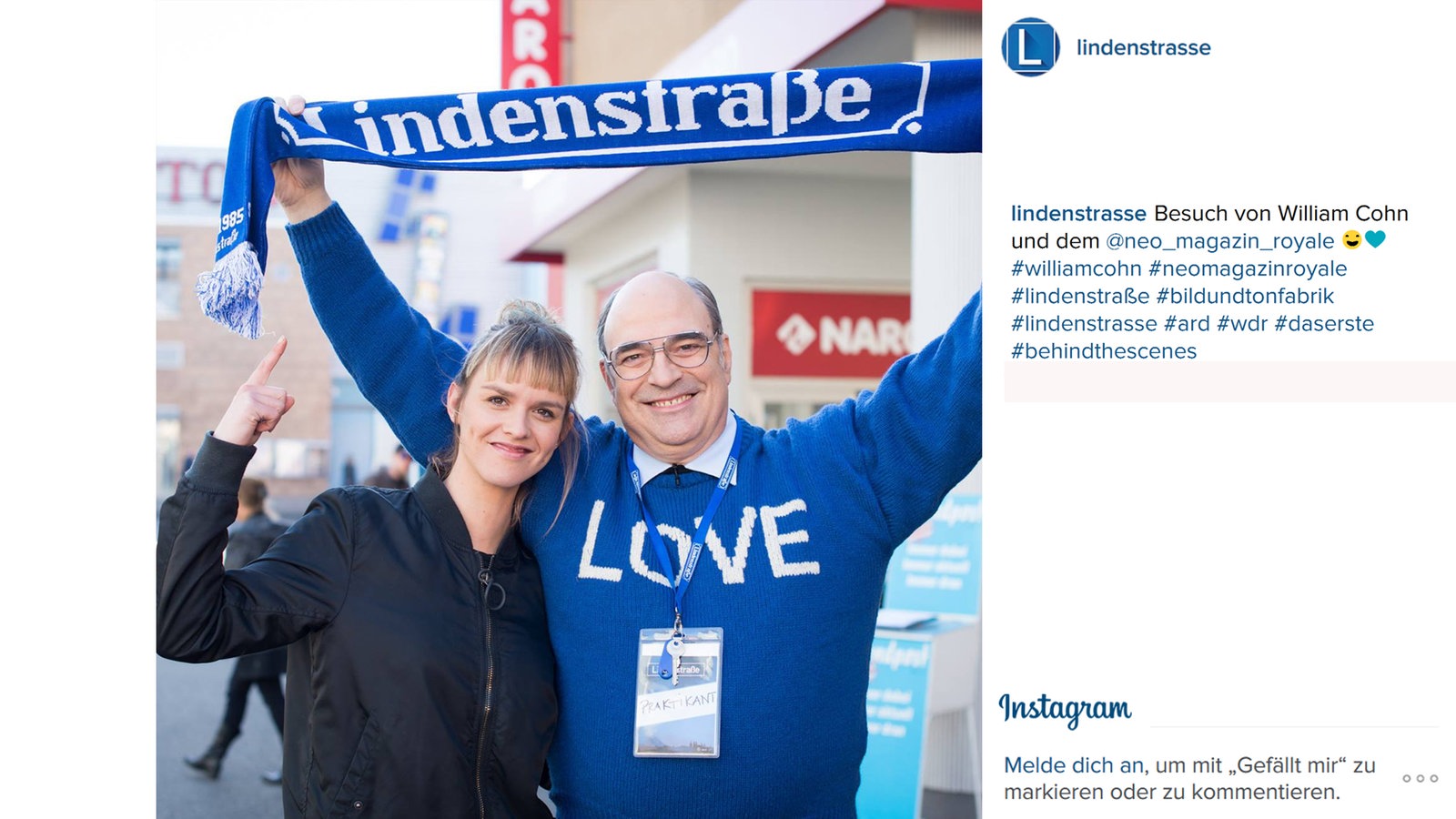 Lindenstraße bei Instagram
