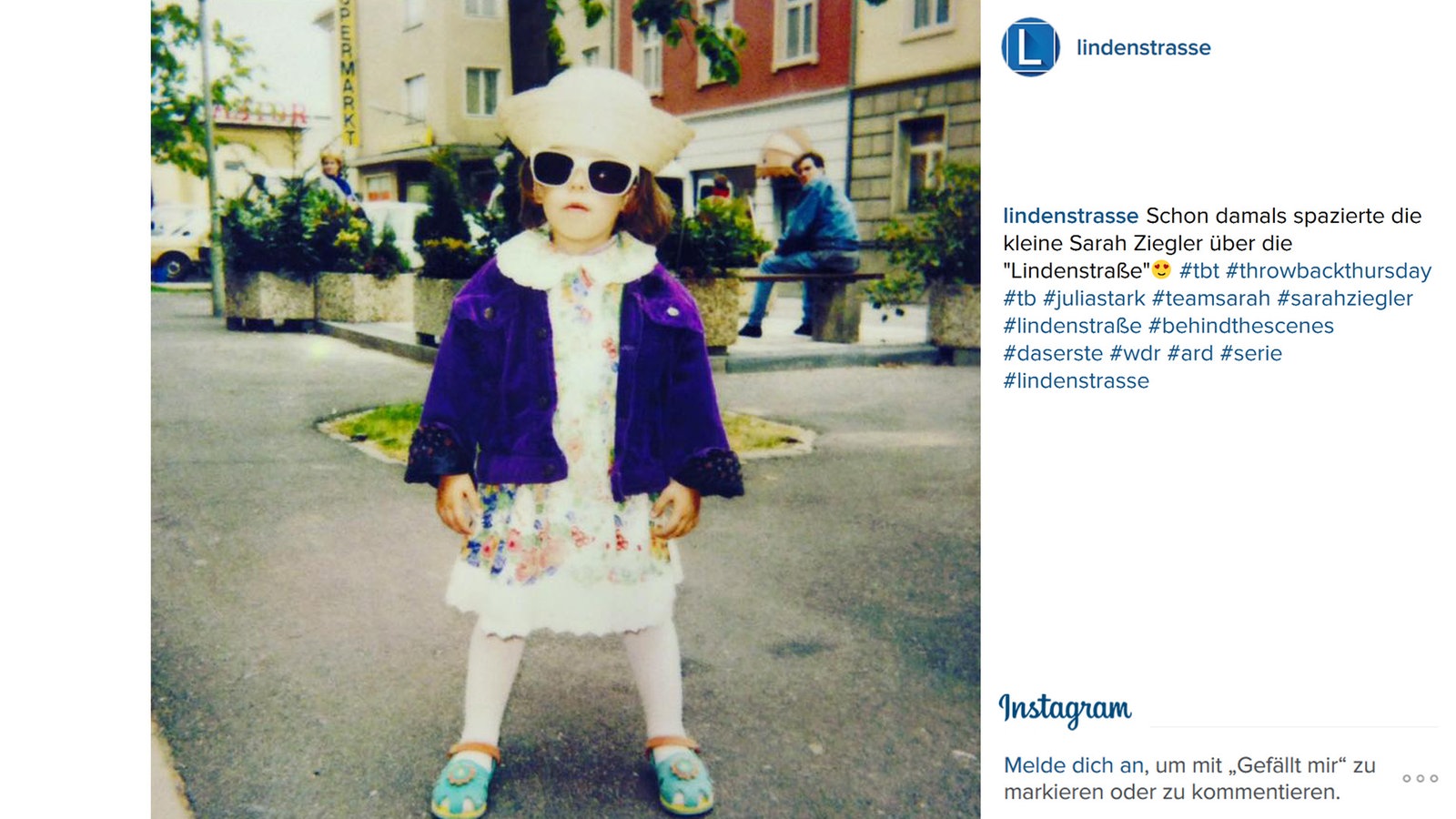 Lindenstraße bei Instagram