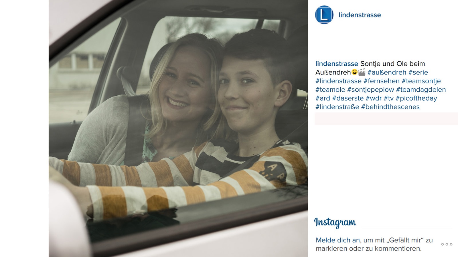 Lindenstraße bei Instagram