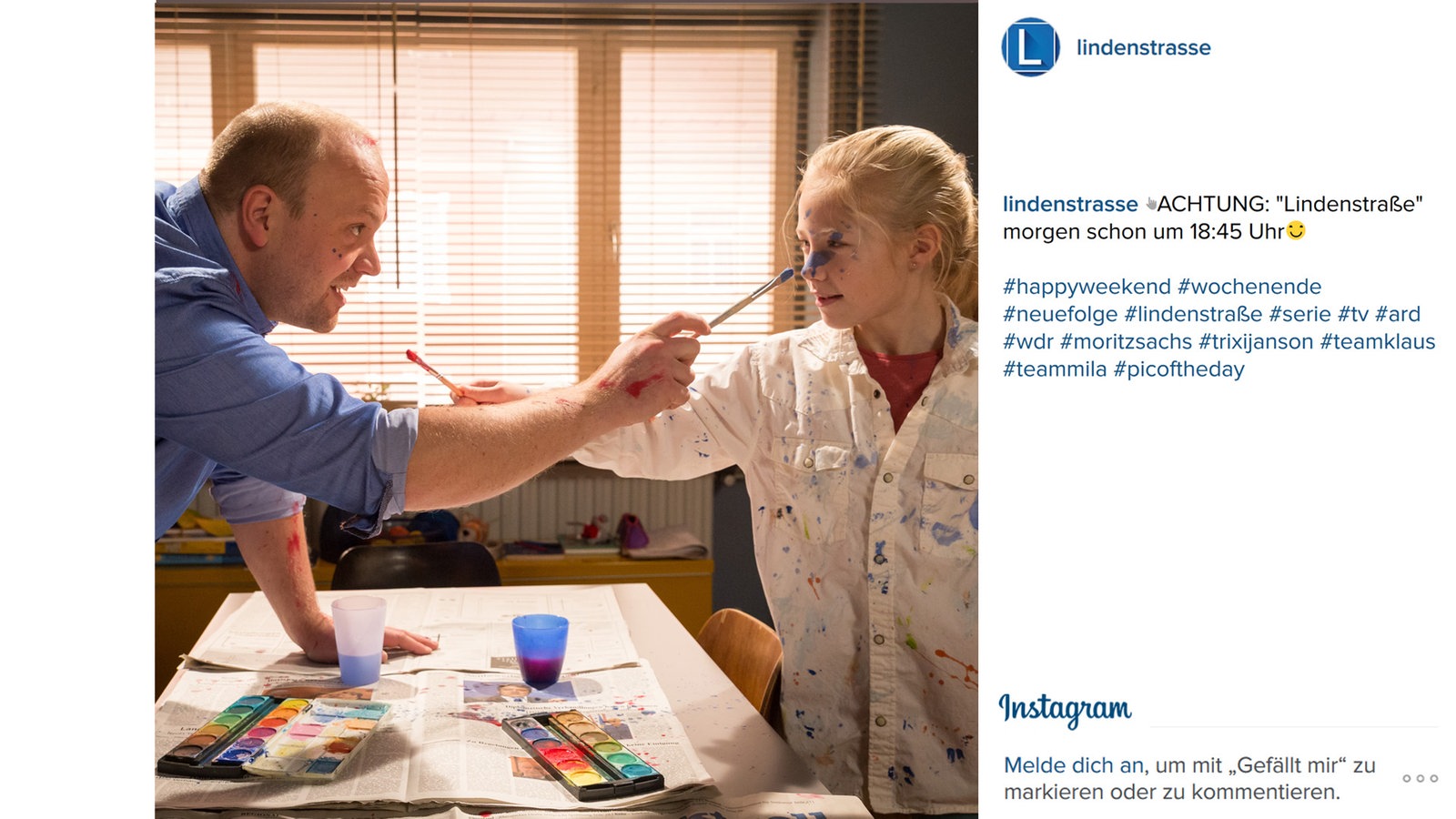 Lindenstraße bei Instagram
