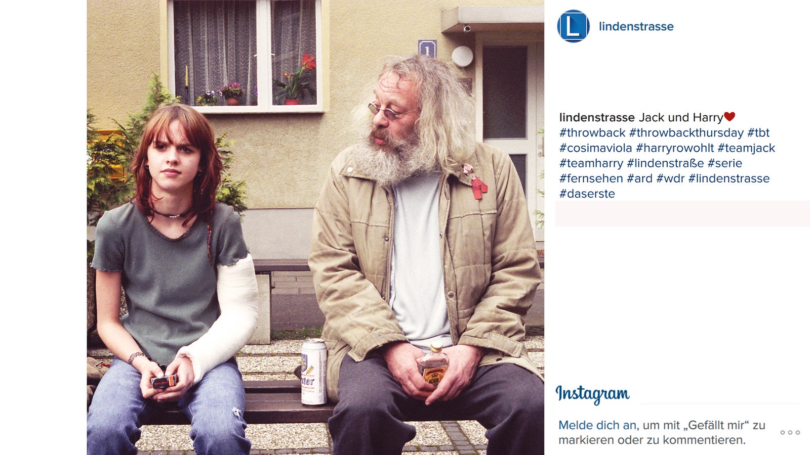 Lindenstraße bei Instagram