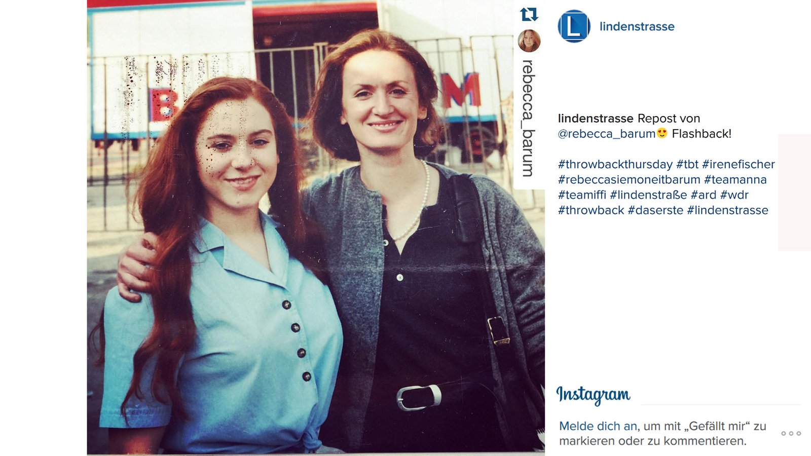 Lindenstraße bei Instagram