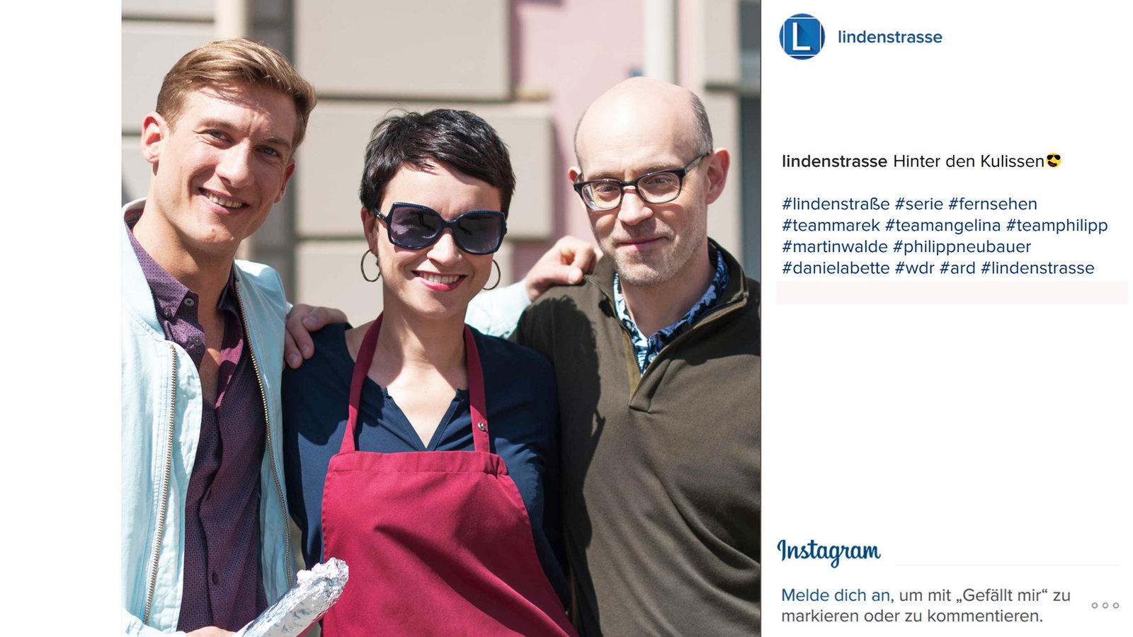Lindenstraße bei Instagram