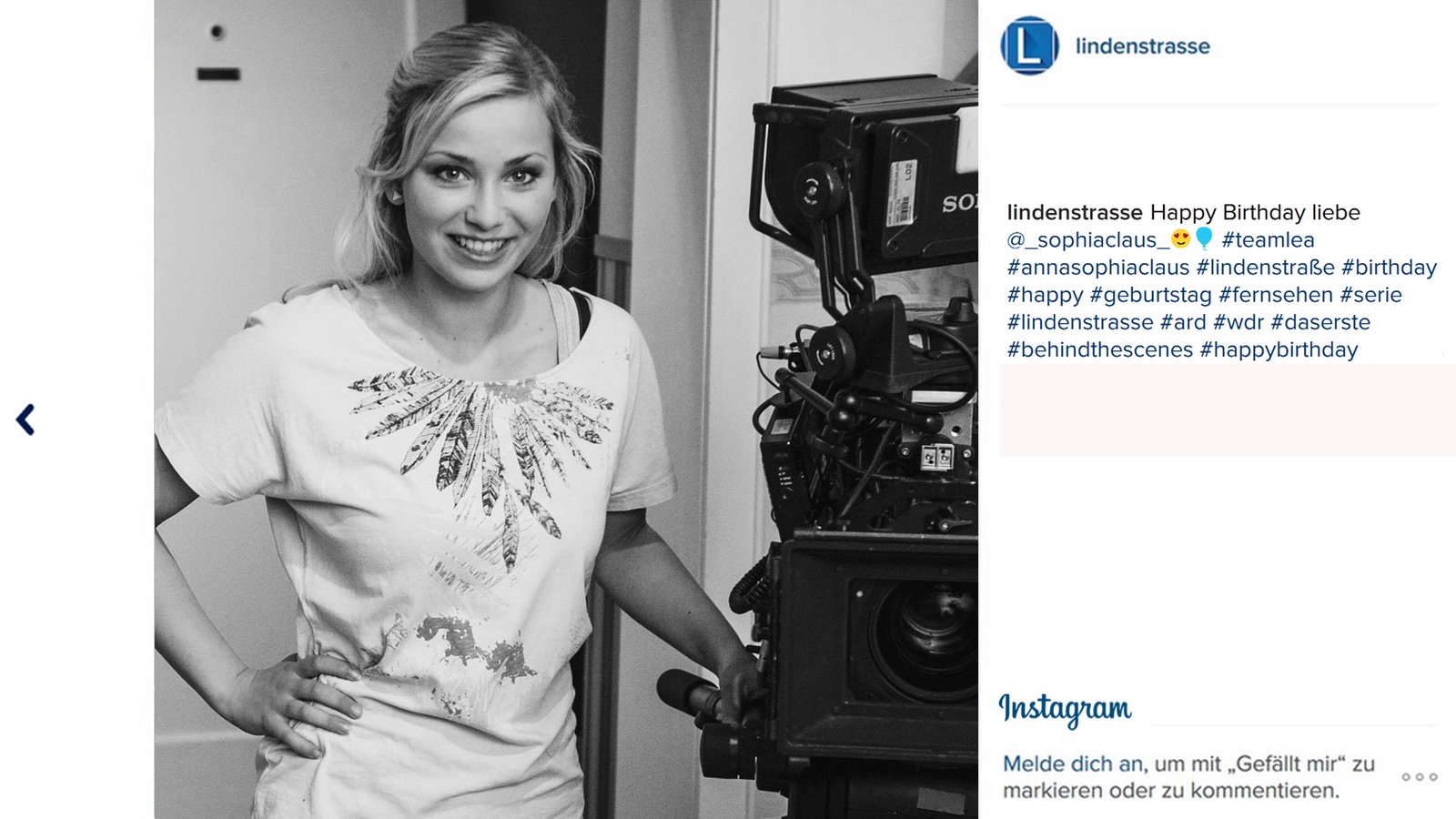Lindenstraße bei Instagram