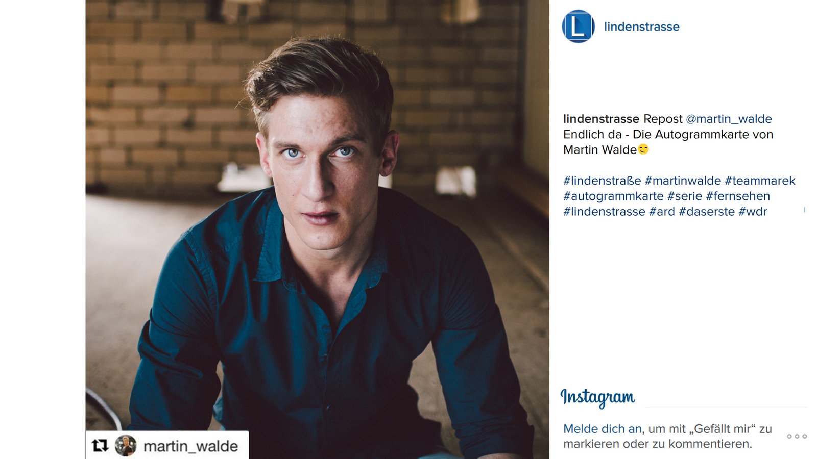 Lindenstraße bei Instagram