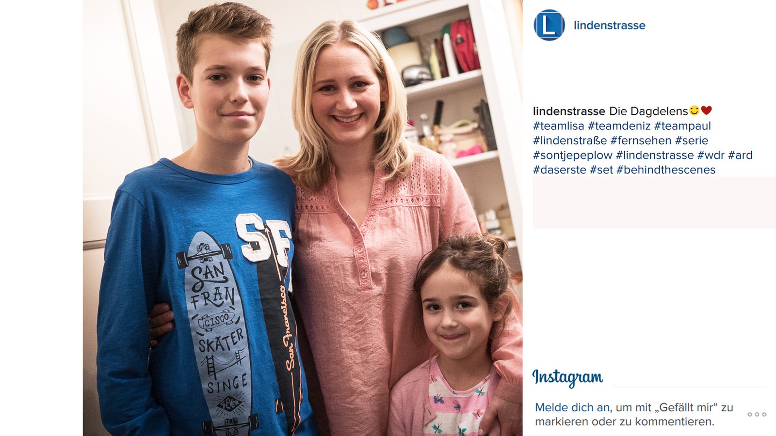 Lindenstraße bei Instagram