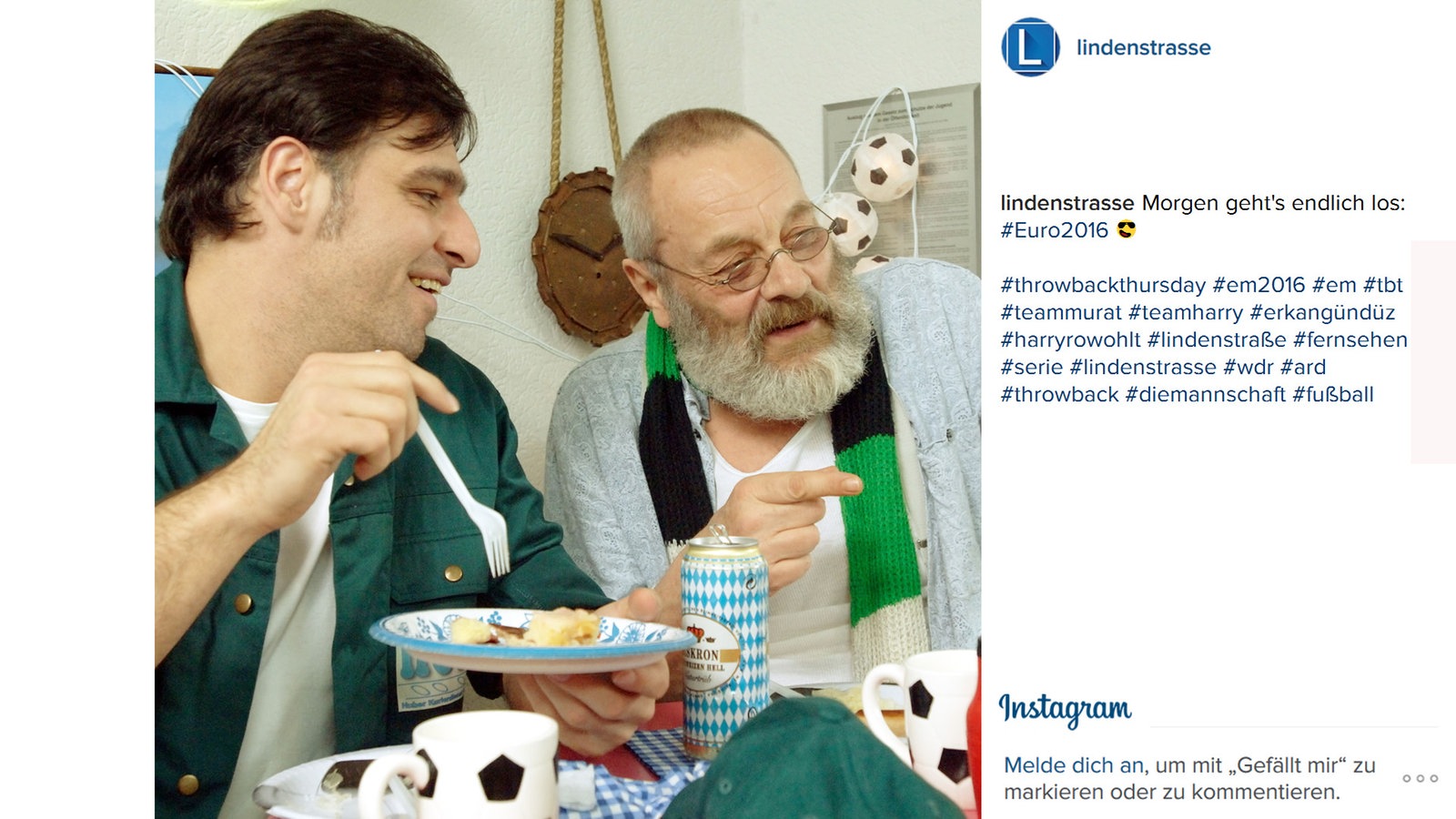 Lindenstraße bei Instagram