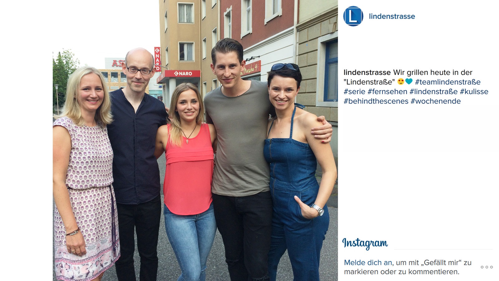 Lindenstraße bei Instagram