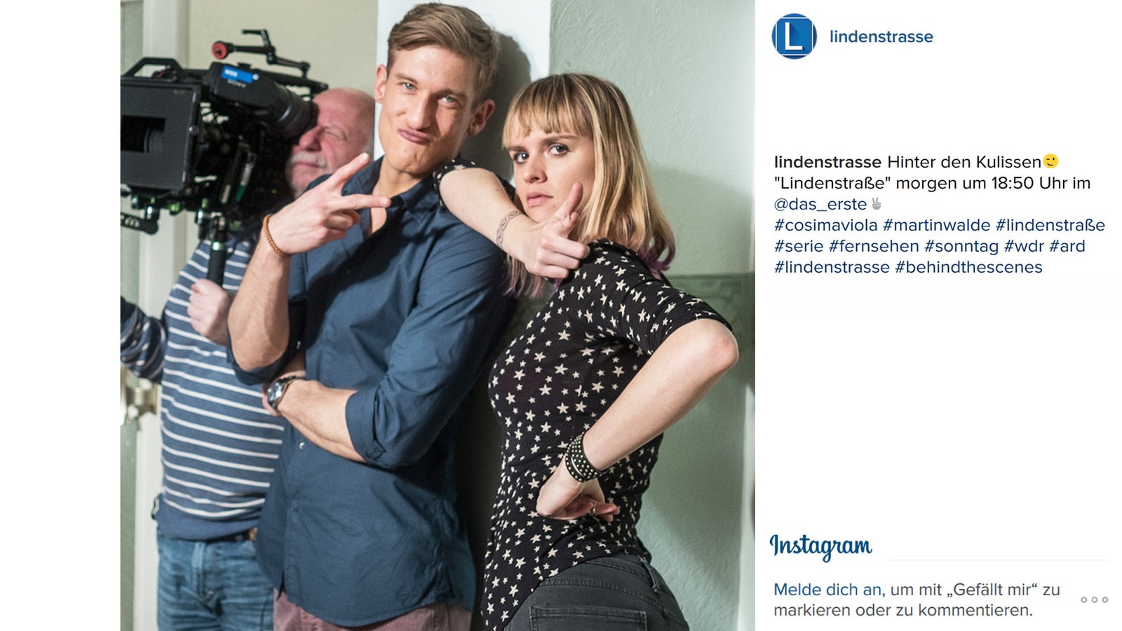 Lindenstraße bei Instagram