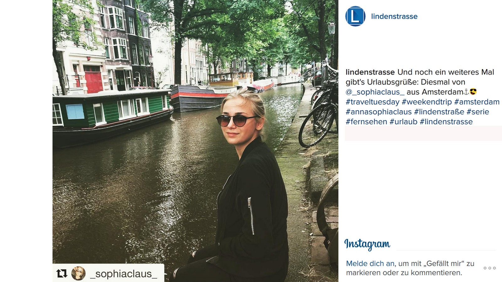Lindenstraße bei Instagram