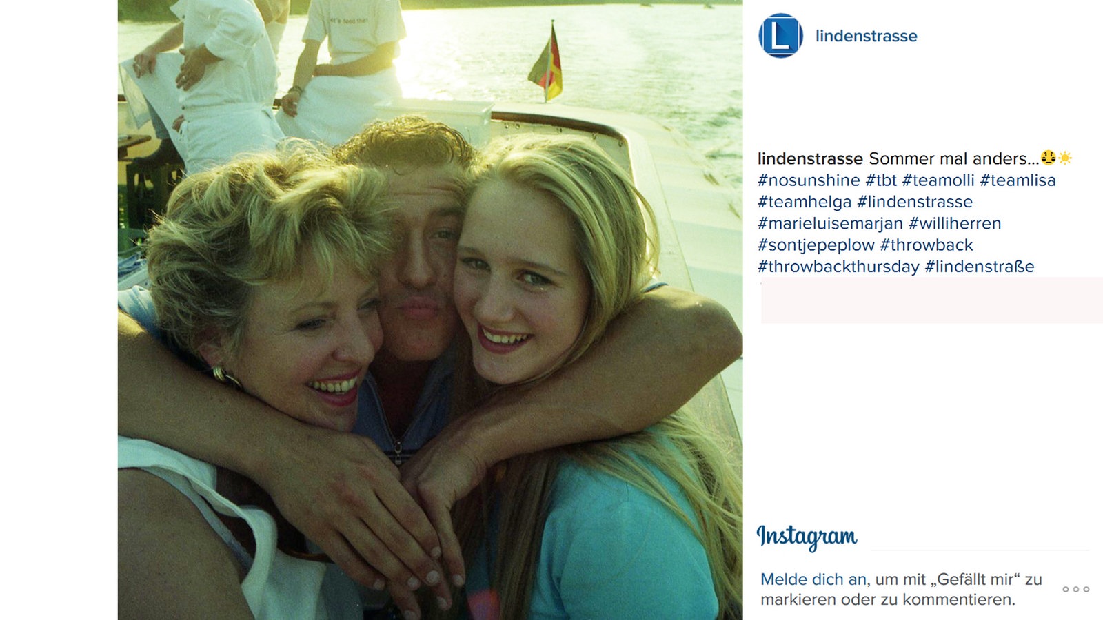 Lindenstraße bei Instagram