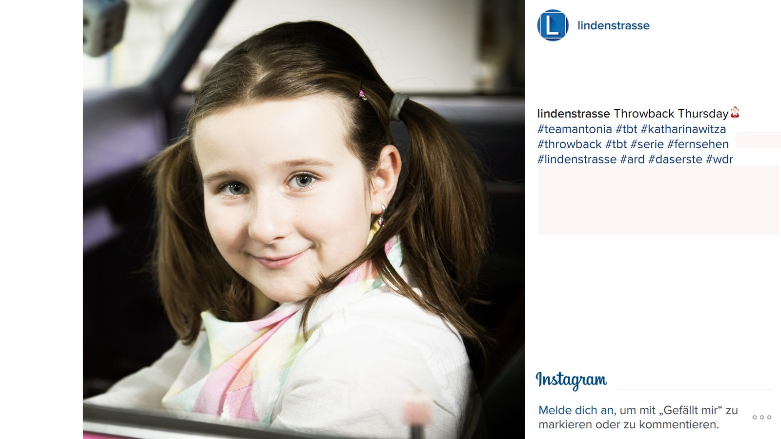 Lindenstraße bei Instagram