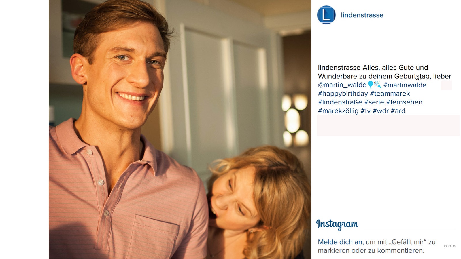 Lindenstraße bei Instagram