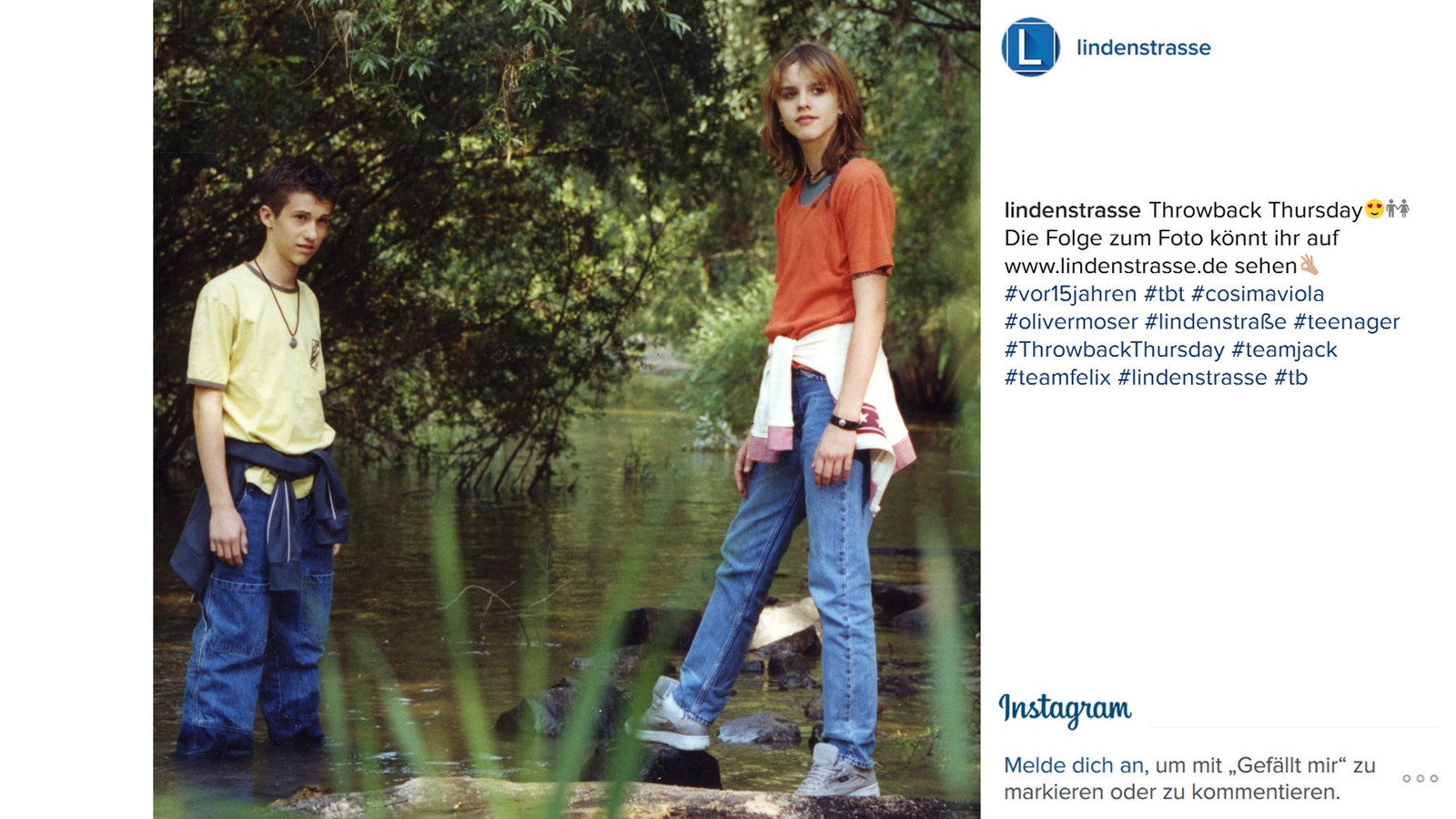 Lindenstraße bei Instagram