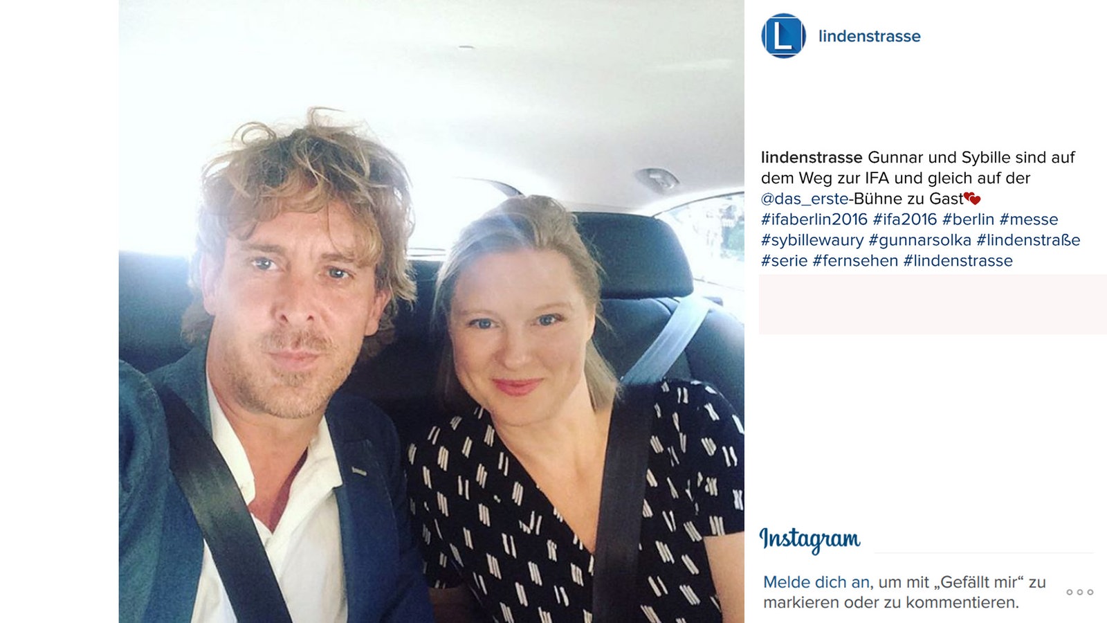Lindenstraße bei Instagram