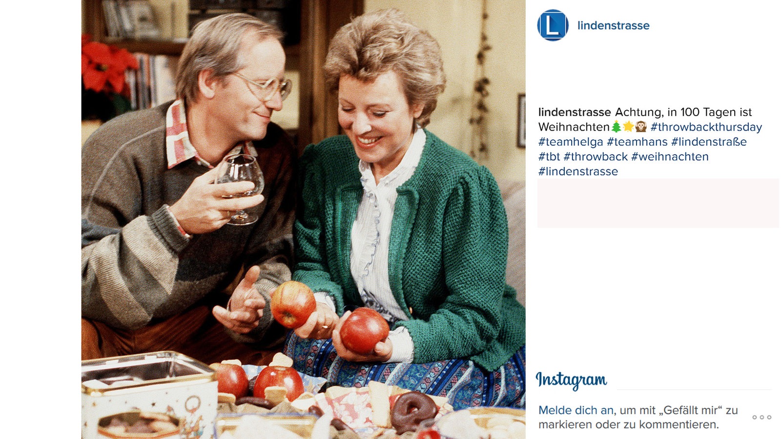 Lindenstraße bei Instagram
