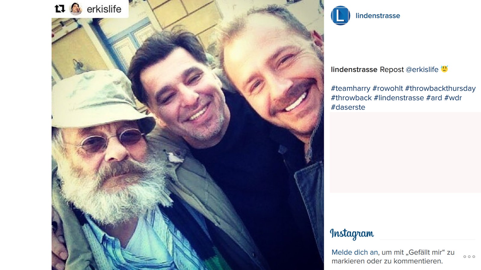 Lindenstraße bei Instagram