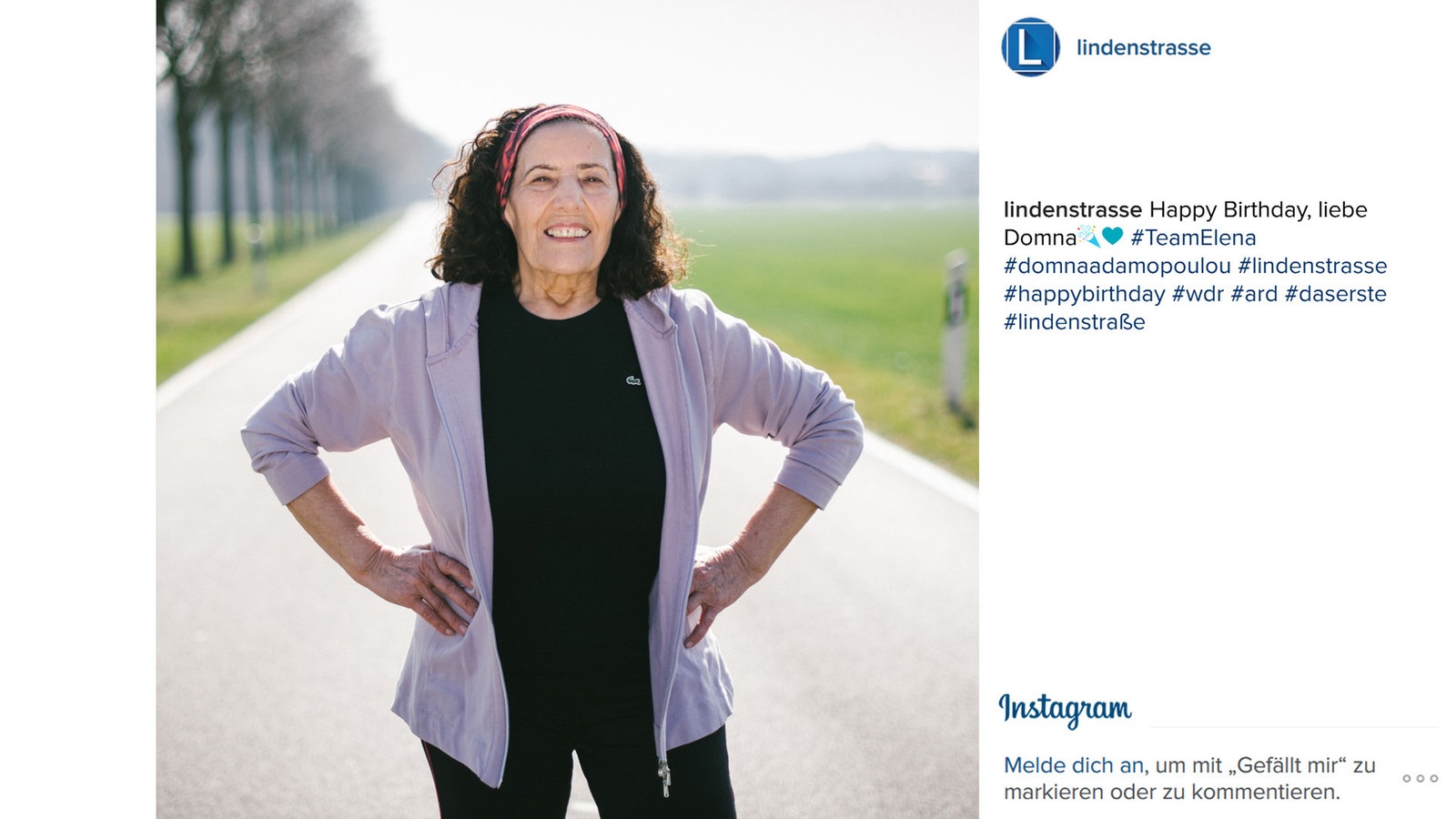 Lindenstraße bei Instagram