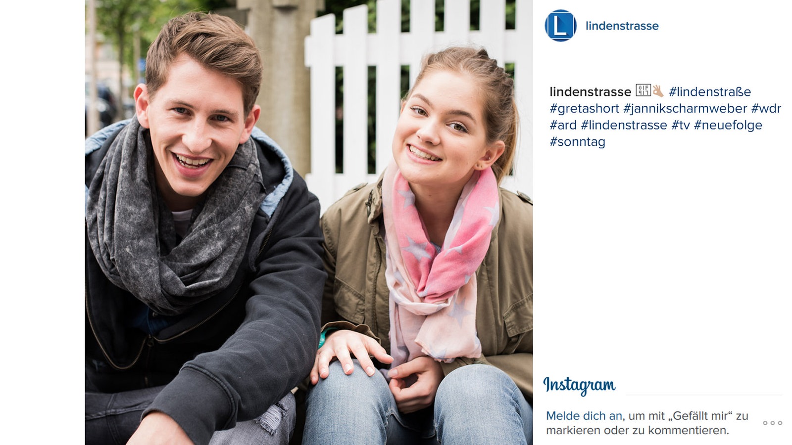 Lindenstraße bei Instagram