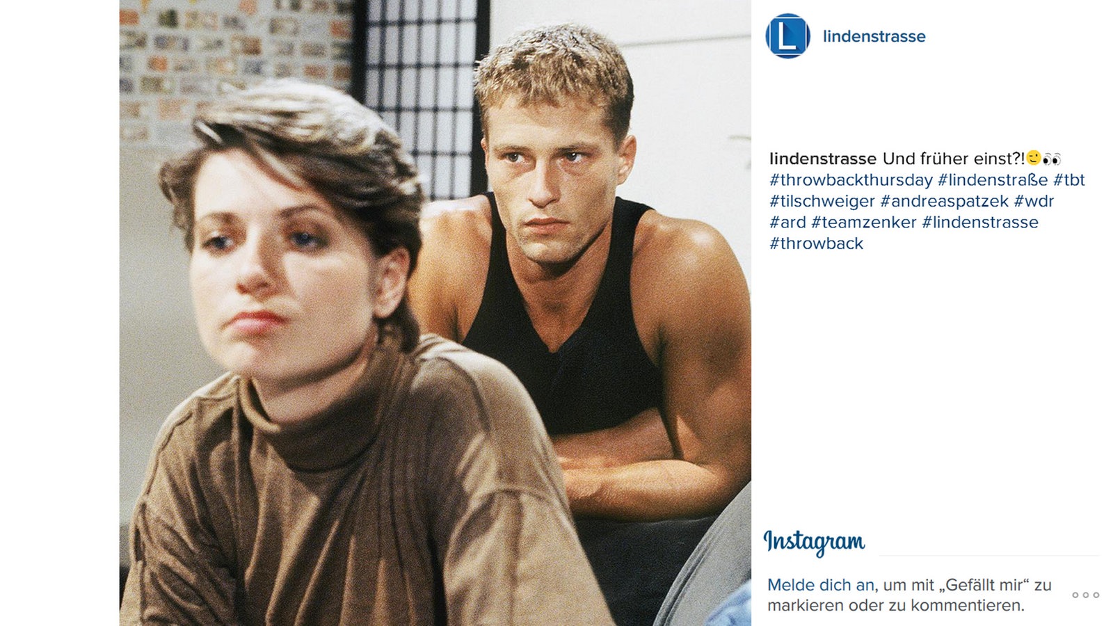 Lindenstraße bei Instagram