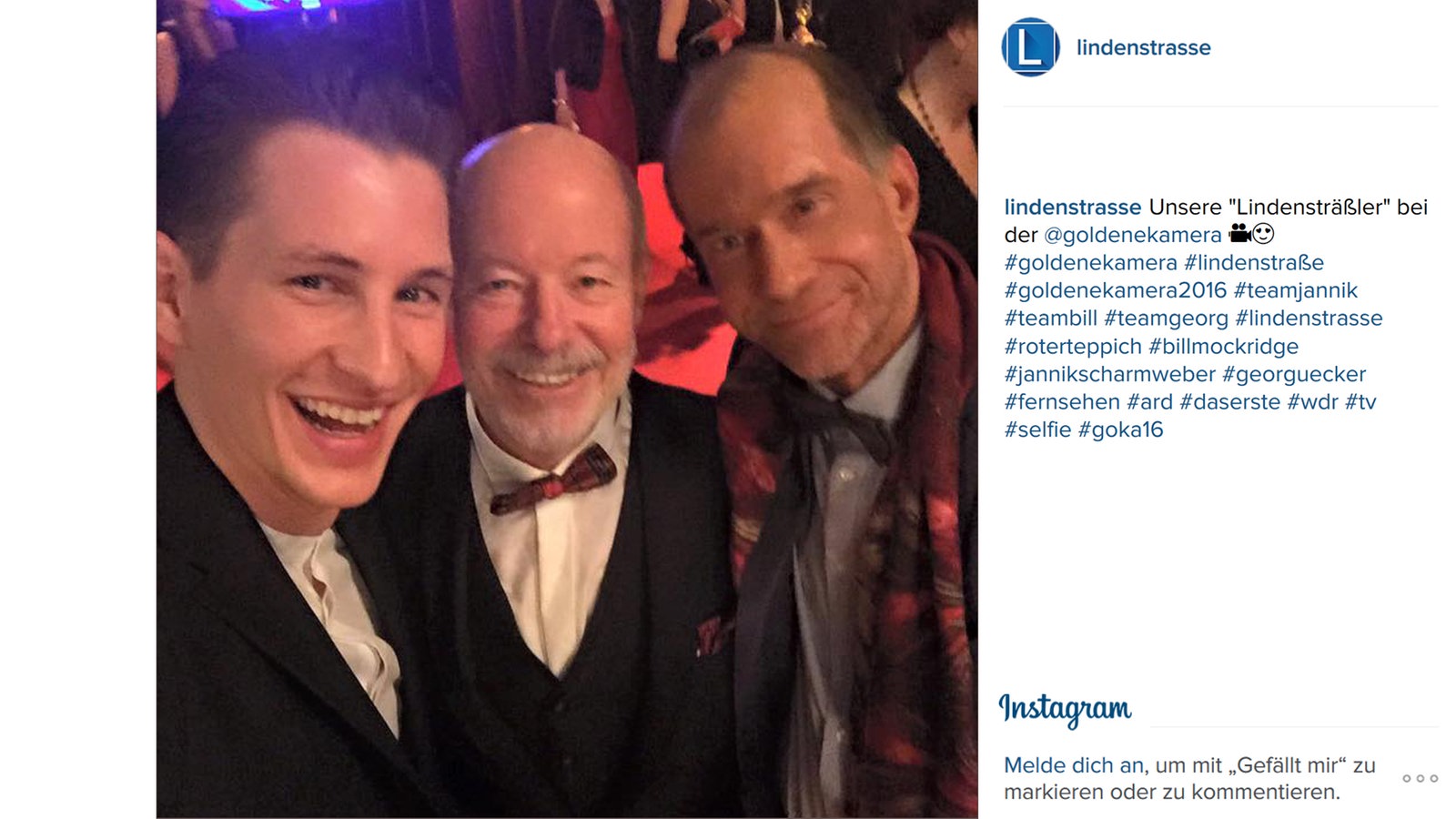 Lindenstraße bei Instagram