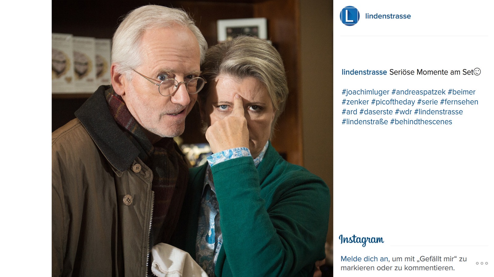 Lindenstraße bei Instagram