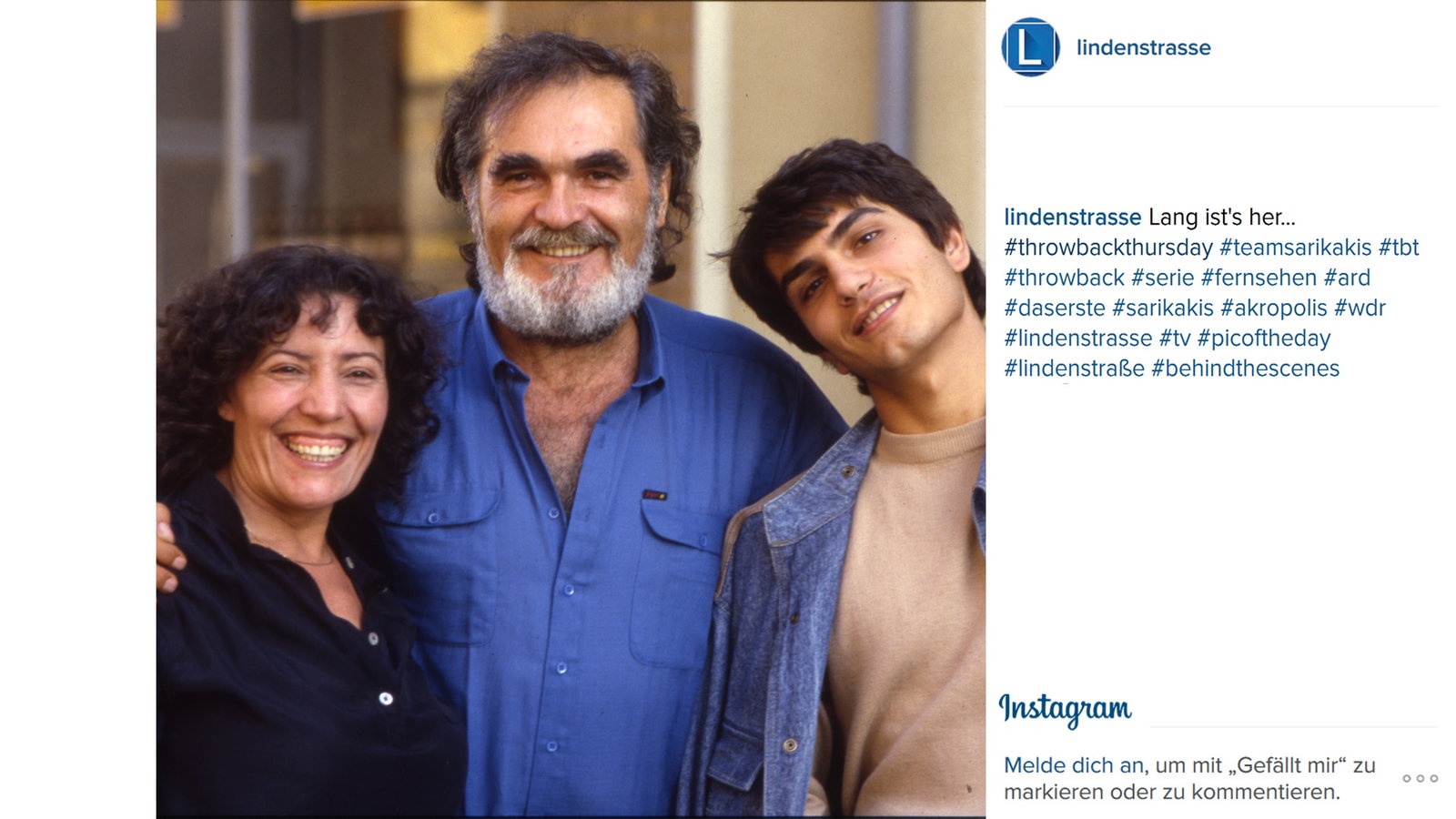 Lindenstraße bei Instagram