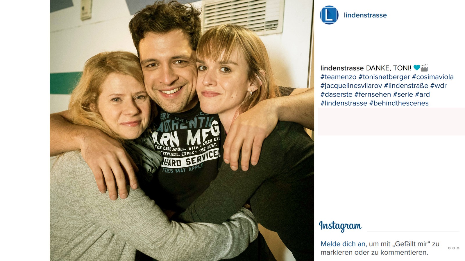 Lindenstraße bei Instagram