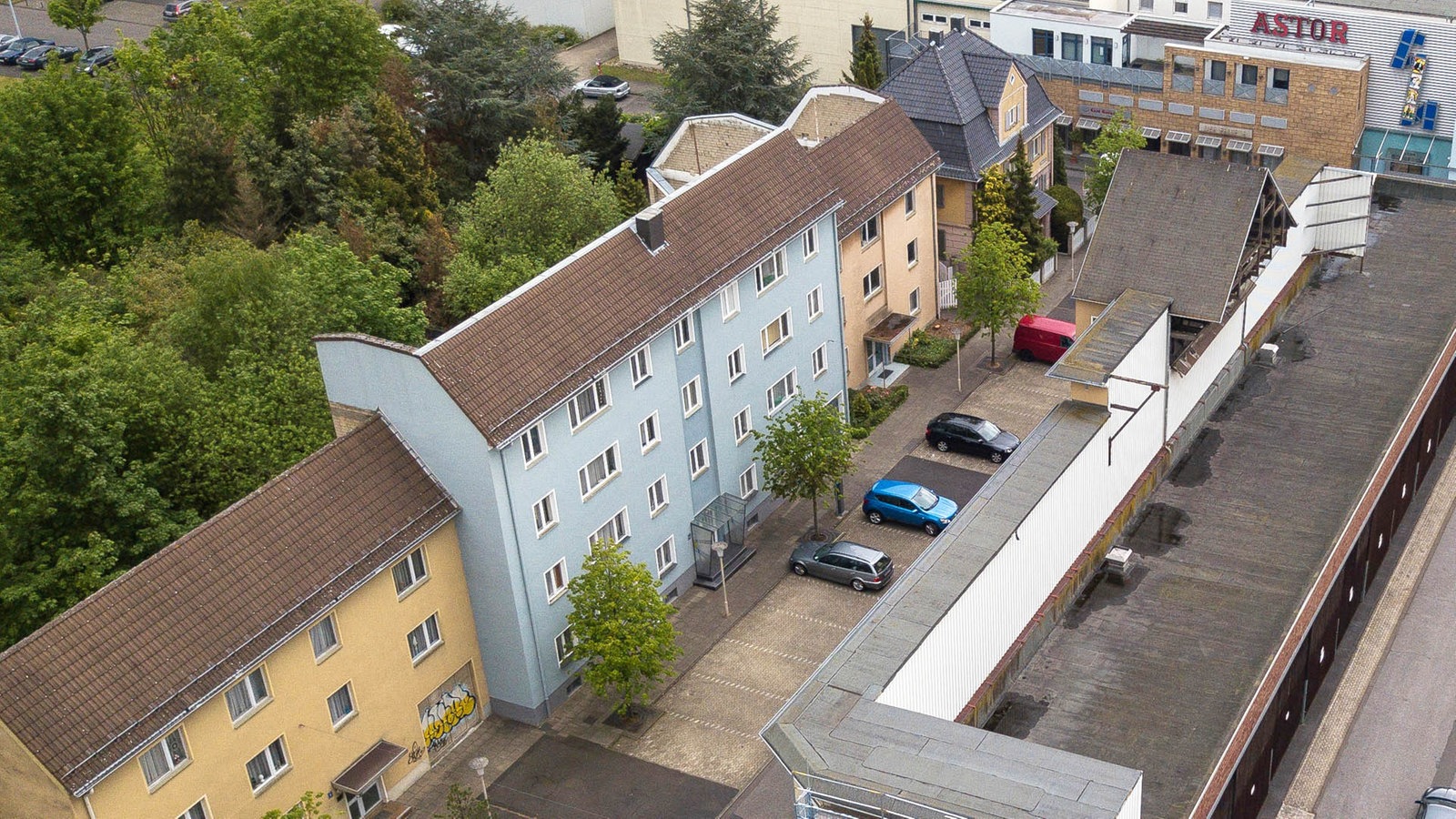 Aussenkulisse Luftaufnahme