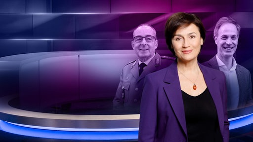 Sandra Maischberger, Carsten Breuer, Sebastian Fiedler